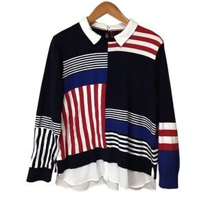 Tommy Hilfiger Women’s Adaptive Striped Sweater XXL